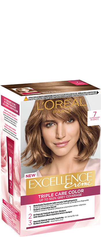 Hiusväri 7 Blonde Excellence Creme pakkauskuva